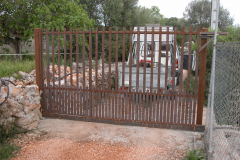 Barrera corredera acero al carbono