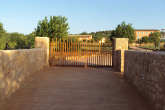 Barrera corredera acero al carbono