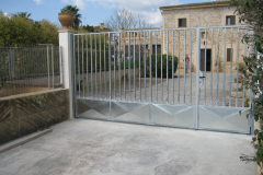 Barrera batiente 2 hojas acero galvanizado